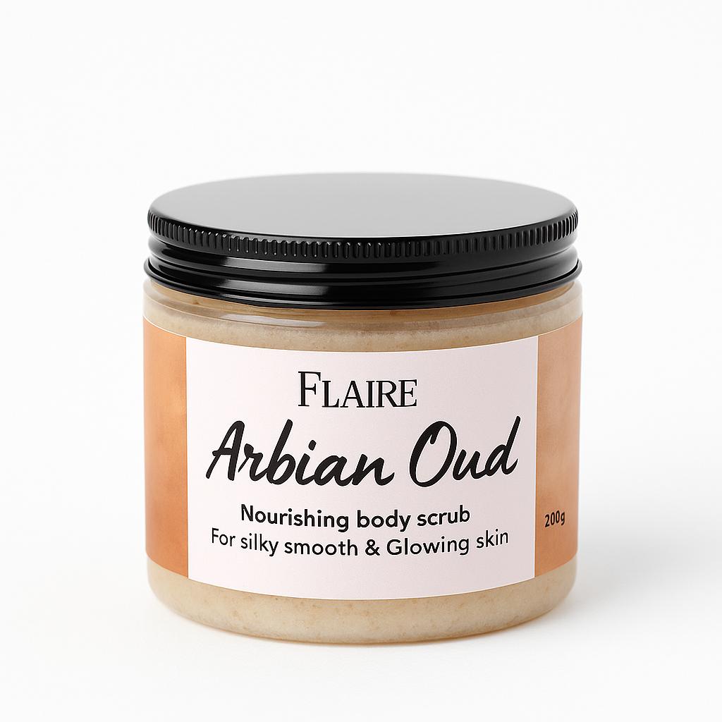 Arbian oud body scrub