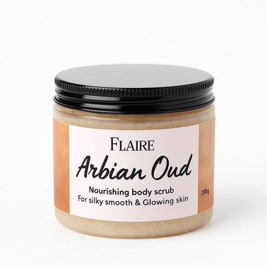 Arbian oud body scrub