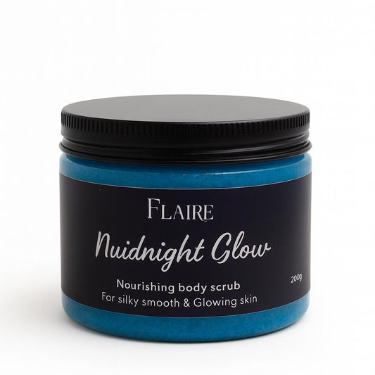 Midnight glow body scrub