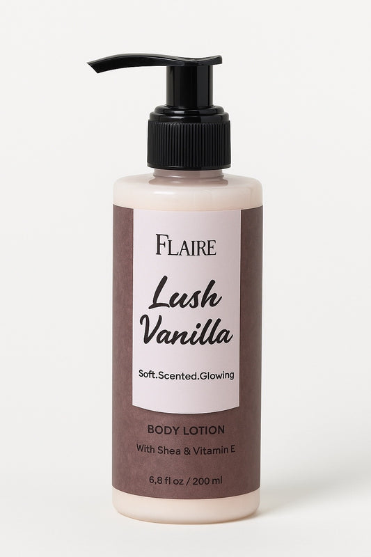 Lush vanilla hydrating body lotion
